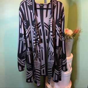 Cupio woman long sleeve jacket hoodie grey&black